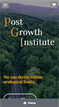 Mobile Screenshot of postgrowth.org